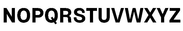 NTNeuss Bold Font UPPERCASE