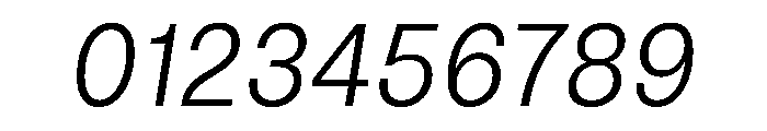 NTNeuss Italic Font OTHER CHARS
