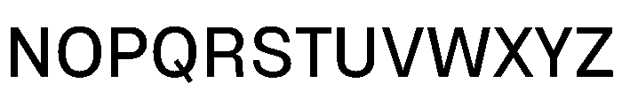 NTNeuss Medium Font UPPERCASE