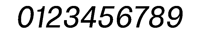 NTNeuss MediumItalic Font OTHER CHARS