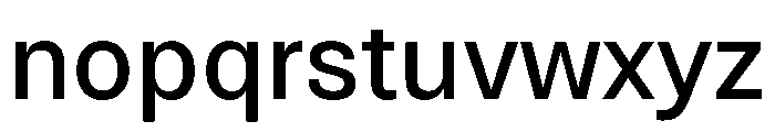 NTNeuss Medium Font LOWERCASE
