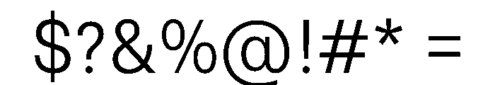 NTNeuss Regular Font OTHER CHARS