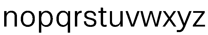 NTNeuss Regular Font LOWERCASE