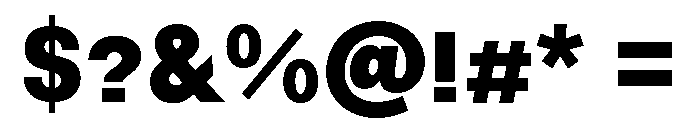 NTRappel Black Font OTHER CHARS