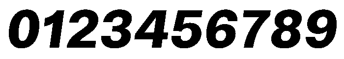 NTRappel BlackItalic Font OTHER CHARS