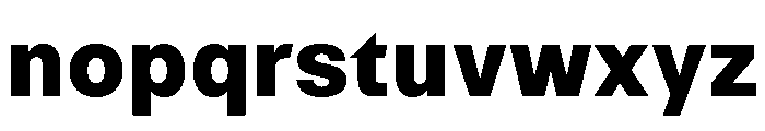 NTRappel Black Font LOWERCASE