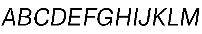 NTRappel Italic Font UPPERCASE