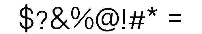 NTRappel Light Font OTHER CHARS