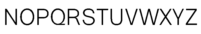 NTRappel Light Font UPPERCASE
