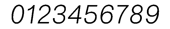 NTRappel LightItalic Font OTHER CHARS
