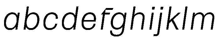 NTRappel LightItalic FONT