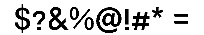 NTRappel Medium Font OTHER CHARS