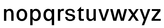 NTRappel Medium Font LOWERCASE