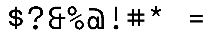 NTStardust Regular Font OTHER CHARS