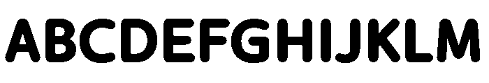 NTUmami Black Font UPPERCASE