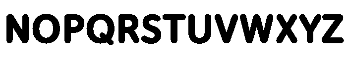 NTUmami Black Font UPPERCASE