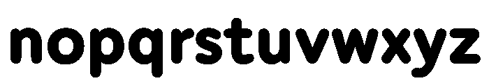 NTUmami Black Font LOWERCASE