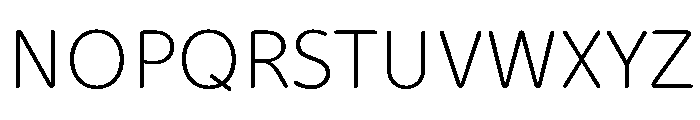 NTUmami Light Font UPPERCASE
