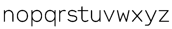 NTVoluma Light Font LOWERCASE