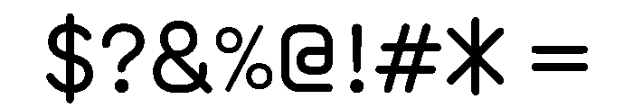 NTVoluma Medium Font OTHER CHARS