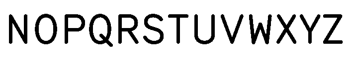 NTVoluma Medium Font UPPERCASE