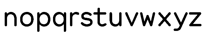 NTVoluma Medium Font LOWERCASE
