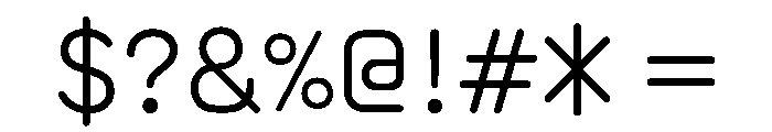 NTVoluma Regular Font OTHER CHARS