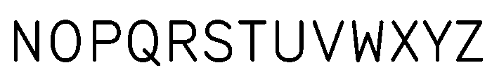NTVoluma Regular Font UPPERCASE