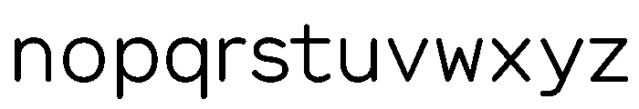 NTVoluma Regular Font LOWERCASE
