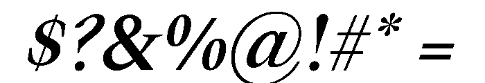 NTZeu BoldItalic Font OTHER CHARS