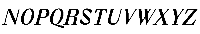 NTZeu BoldItalic Font UPPERCASE