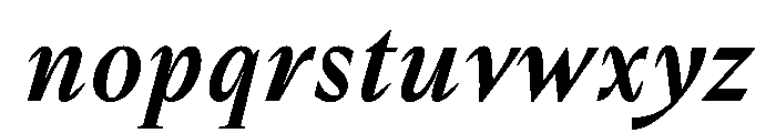 NTZeu BoldItalic Font LOWERCASE
