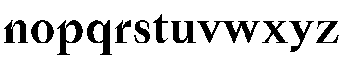 NTZeu Bold Font LOWERCASE