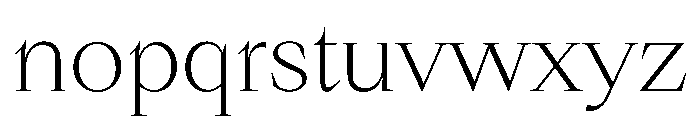 NTZeu Light Font LOWERCASE