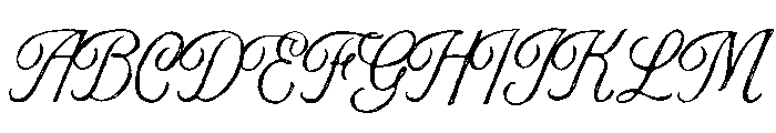 Nuances Affection Medium Font UPPERCASE