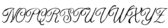 Nuances Affection Medium Font UPPERCASE