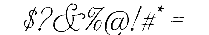 NuancesAffection-Medium Font OTHER CHARS