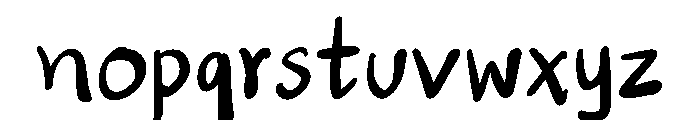 Nuch9 Oo Font LOWERCASE