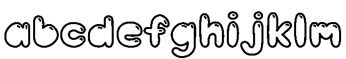 Nugget Soda Outline Shiny FONT