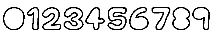 Nugget Soda Outline Font OTHER CHARS
