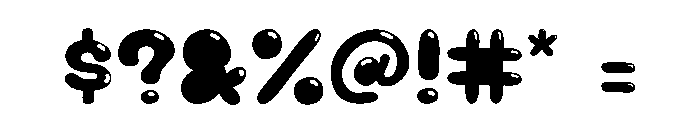 Nugget Soda Solid Shiny Font OTHER CHARS