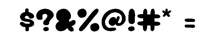 Nugget Soda Solid Font OTHER CHARS