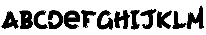 Numb12 Restart Font UPPERCASE