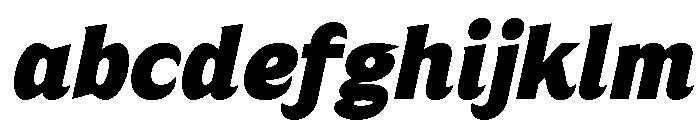 Nunda Dela Black Italic FONT