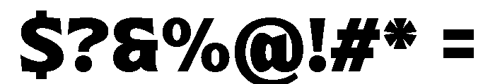Nunda Dela Black Font OTHER CHARS