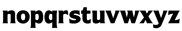 Nunda Dela Black Font LOWERCASE
