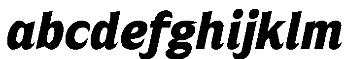 Nunda Dela ExtraBold Italic FONT