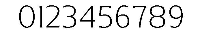 Nunda Dela ExtraLight Font OTHER CHARS