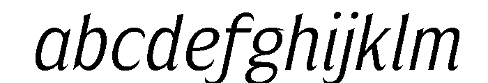 Nunda Dela Light Italic FONT