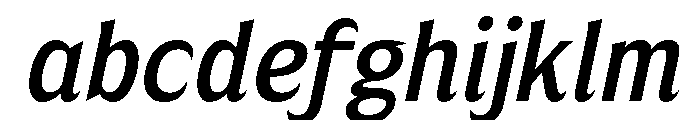 Nunda Dela Medium Italic FONT